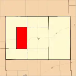 Location within Hodgeman County