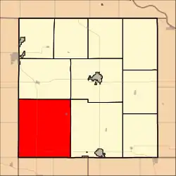 Location in Brown County