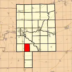 Location in LaSalle County