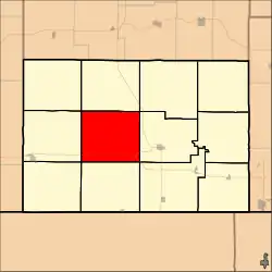 Location in Chautauqua County