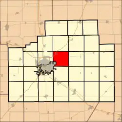 Location in McLean County