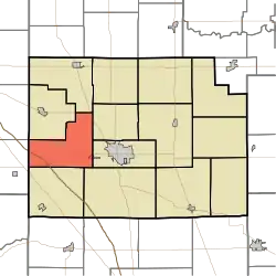 Location of Washington Township in Clinton County
