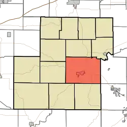 Location in Owen County