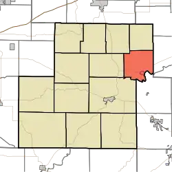 Location in Owen County