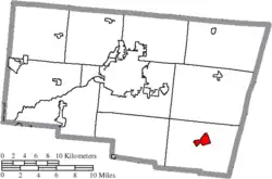 Location of South Charleston in Clark County