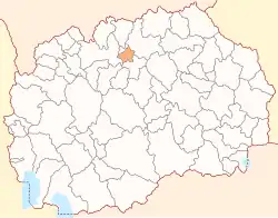 Location of Municipality of Ilinden