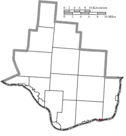Location of Proctorville in Lawrence County
