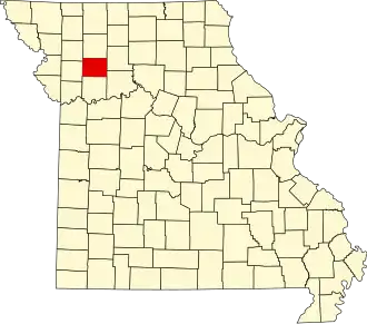 A state map highlighting Caldwell County in the northwestern part of the state.