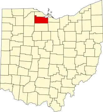 Sandusky County map