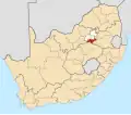 Sedibeng within South Africa