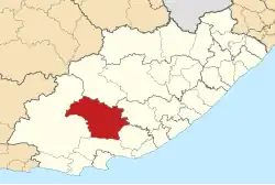 Location in the Eastern Cape