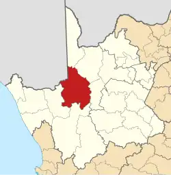 Location in the Northern Cape