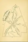 Map of the Town of Kirkland from 1874