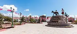 View of the Main Square of Maras.