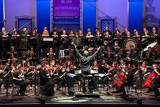 Performance of the Anthem of Friuli at Mittelfest in 2019