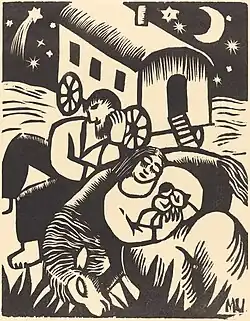 Ruhende Zigeuner, 1918