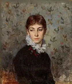 Portrait of Hilda Wiik, 1880