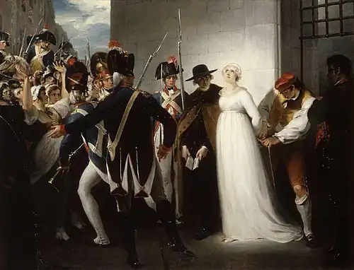 William Hamilton, Marie Antoinette Being Taken to Her Execution (1794)