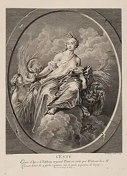 Summer (from the Crozat Seasons), after Antoine Watteau; Harvard Art Museums