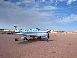 Mariental aerodrome with windsock