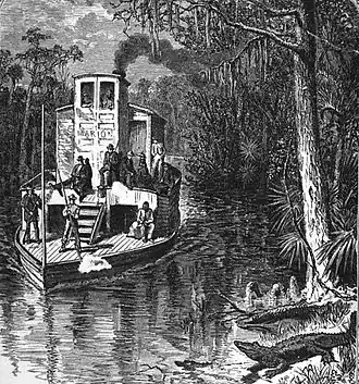 Marion Sternwheeler, Ocklawaha River Florida, 1873
