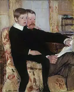 Portrait of Alexander J. Cassatt and His Son, Robert Kelso Cassatt (oil on canvas, 1884), Philadelphia Museum of Art.