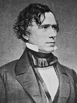 President Franklin Pierce (Name Withdrawn on the 15th Ballot in favor of Stephen Douglas)