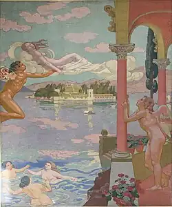The Story of Psyche, panel for mansion of Ivan Morozov, Moscow (1908)