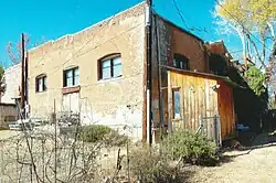 Rear view of the Mayer General Market Store.