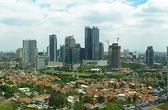 Mega Kuningan skyline