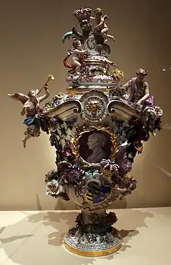 Meissen porcelain; c. 1860-80.