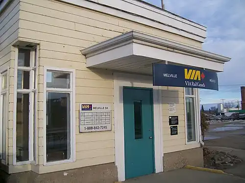 Via Rail railway station in Melville