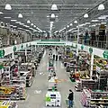 A Menards store with two floors