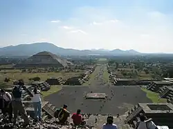 Image 36The Avenue of the Dead in Teotihuacan, an example of a Mesoamerican settlement planned according to concepts of directionality (from Mesoamerica)