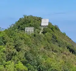 Passive Microwave repeaters on Black Hill, Hong Kong