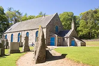 stone circle and church