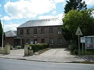 The town hall in Millebosc