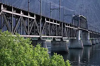 Beverly Railroad Bridge over the Columbia River at Beverly