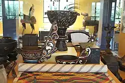 Various crafts made with okir