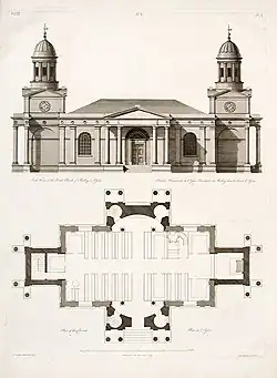 Mistley Church as built