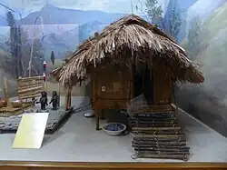 Model of Mizo house