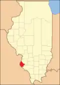 Monroe County between 1825 and 1827