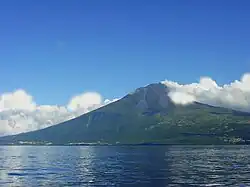 The largest volcano in the Azores: Mount Pico