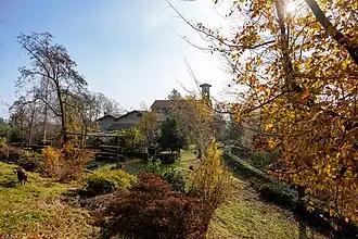 Santa Maria Annunziata Del Barro, an ancient church on Monte Barro (Invorio, NO), with its apse dated 1484.