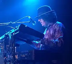 Monty Oxymoron performing with the Damned in Copenhagen, 2014