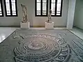 Mosaic floor from the Villa of Dionysos depicting Medusa's head
