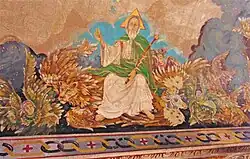 Mosaic in Serbian Orthodox Church, Serbia 1930s