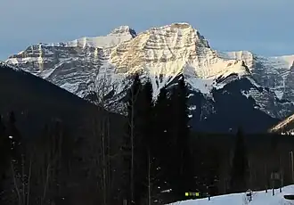 Mount Bogart (left) and Ribbon Peak