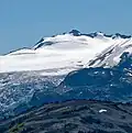 North aspect above Cheakamus Glacier, viewed from Whistler Mountain
