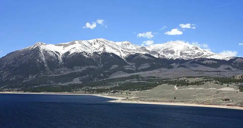 Mount Elbert and Twin Lakes along the Top of the Rockies Scenic Byway